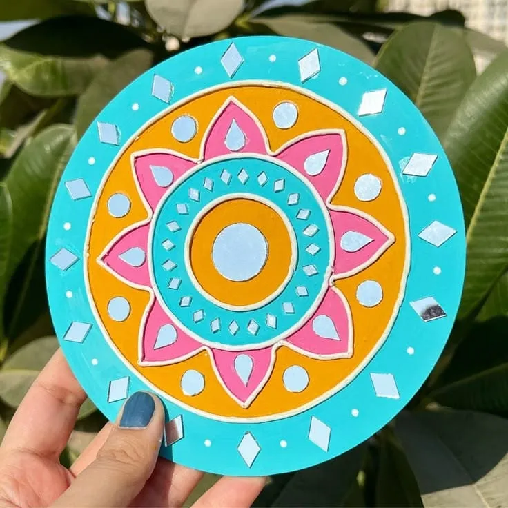 Radiant Harmony - A Mandala of Colors