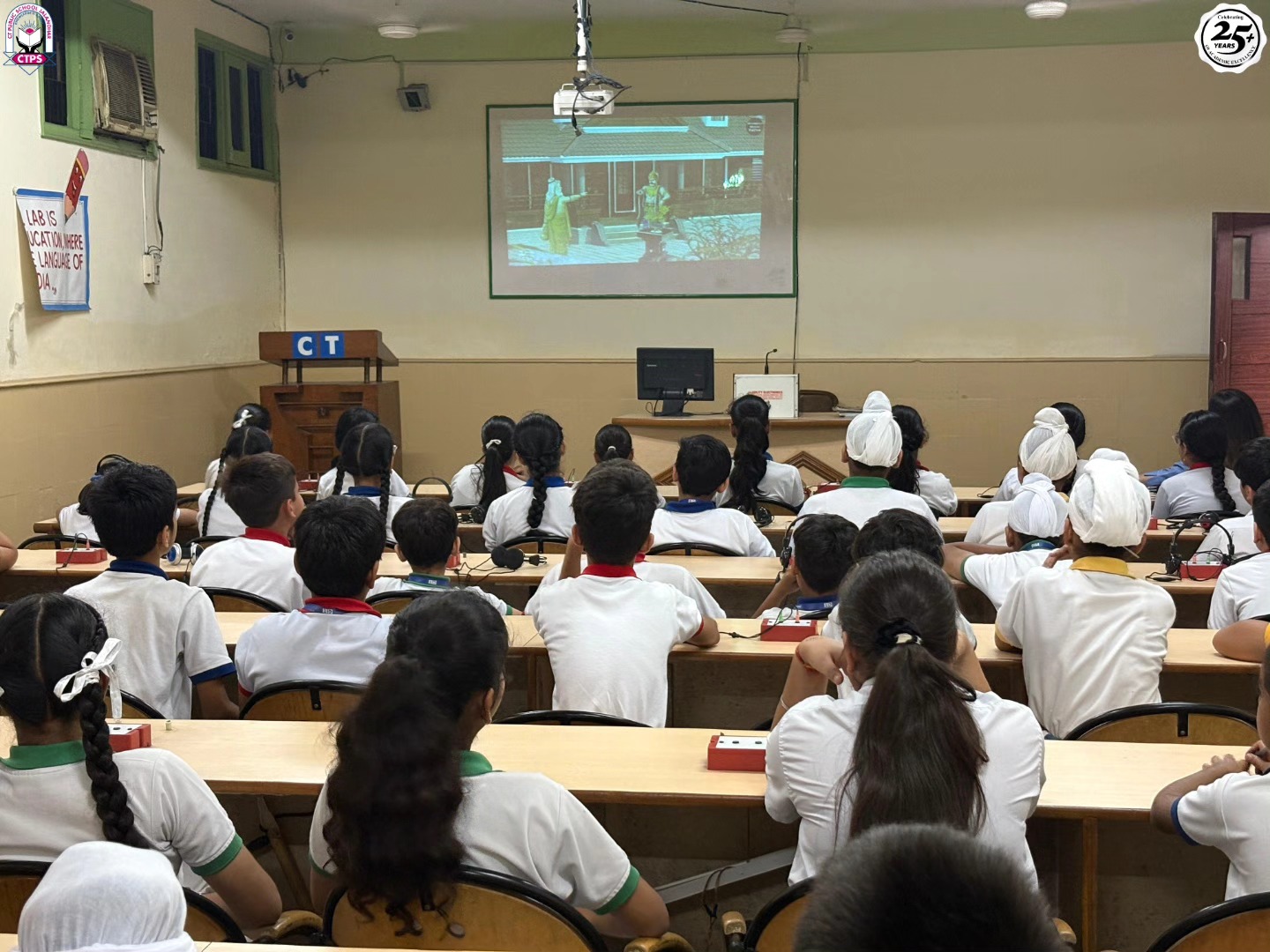 CT Public School Organises Ramayan Movie Screening for Classes VI–VIII